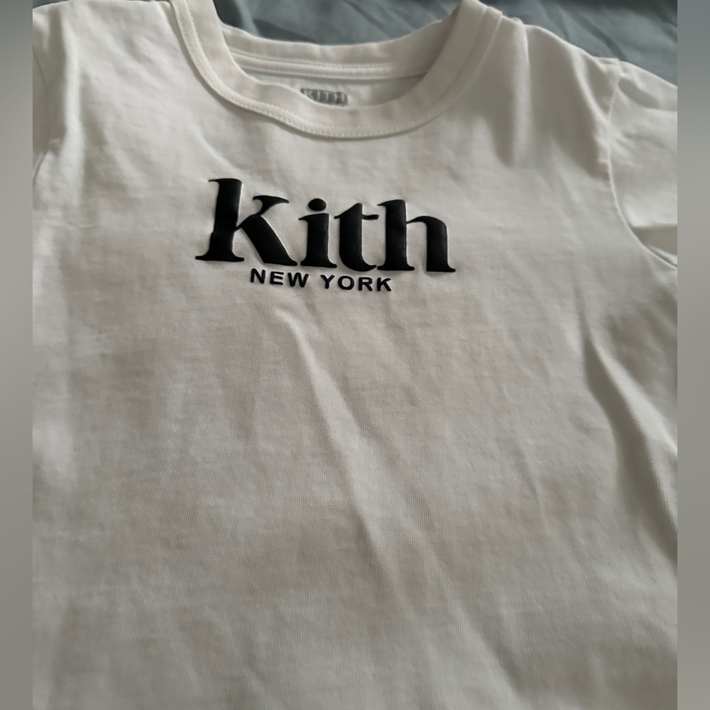 Kith White Short Sleeve Tee Classic Crew Neck